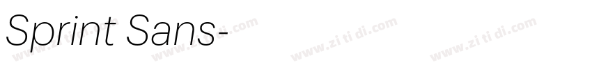 Sprint Sans字体转换 Sprint Sans字体转换